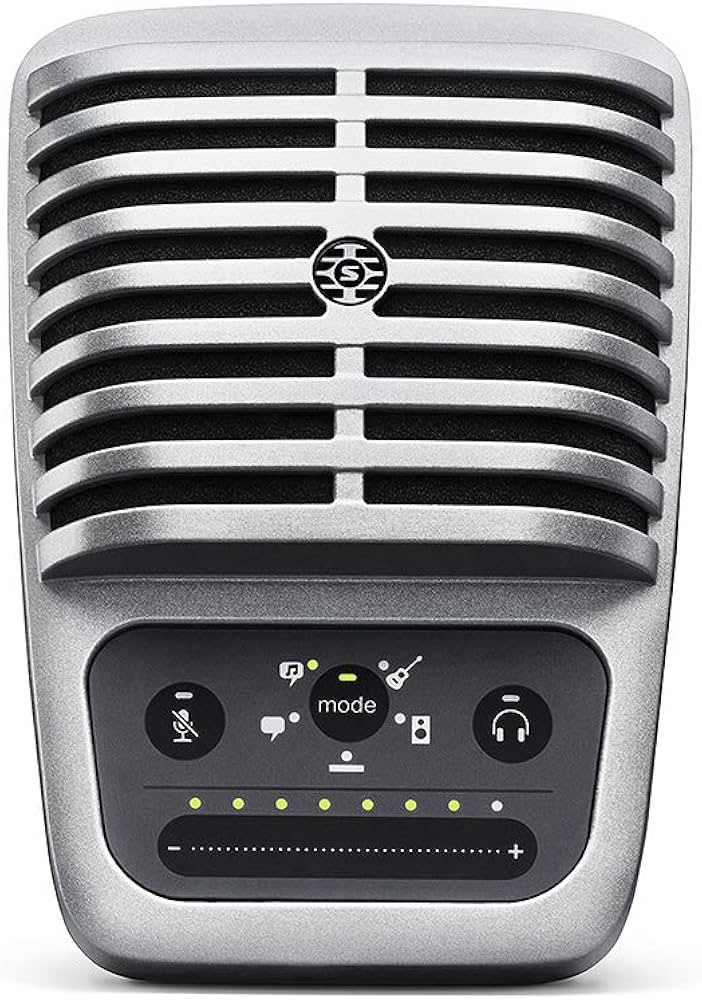 Amazon | SHURE MV51 : コンデンサーマイク 実況/在宅勤務/ウェブ会議