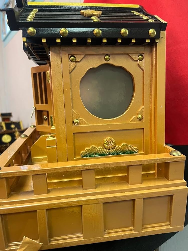 Amazon.co.jp: 独法師 C-9模型手製 手製山鉾 笠鉾 社殿 拝殿 神具神棚
