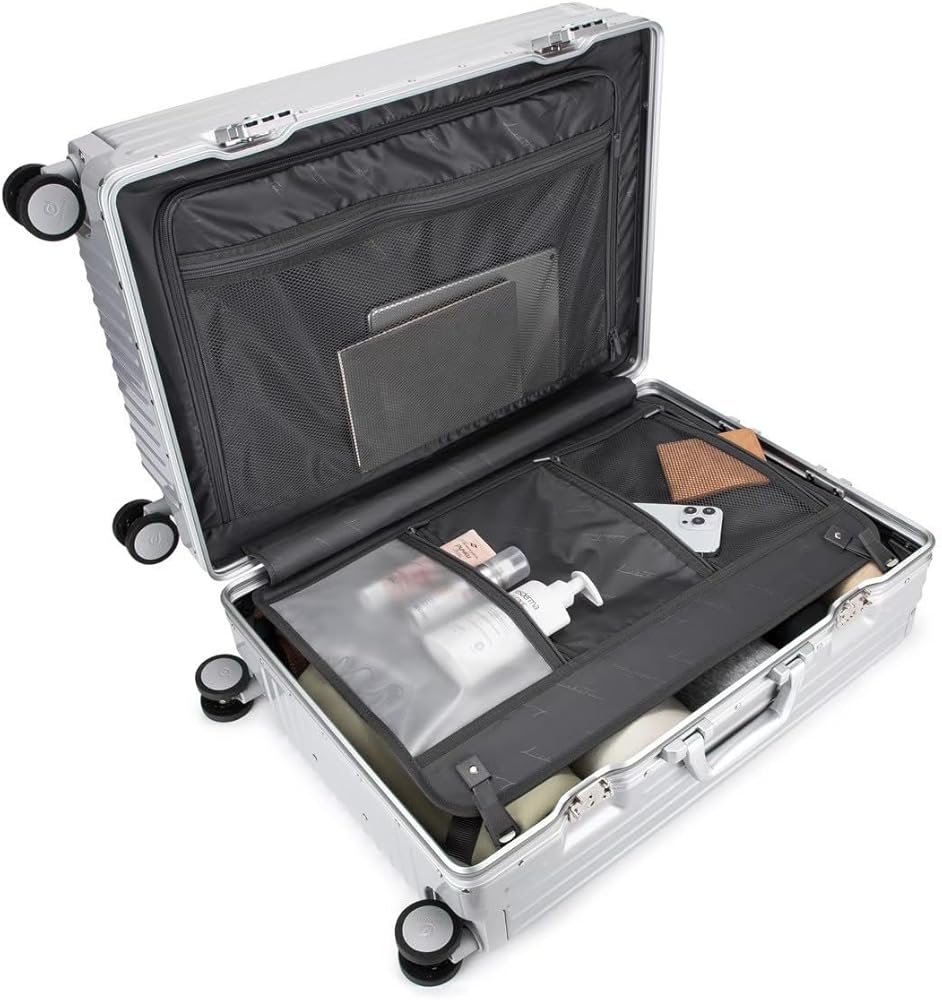 Amazon | [リベティ] スーツケース キャリーケース S/M 多機能 耐衝撃