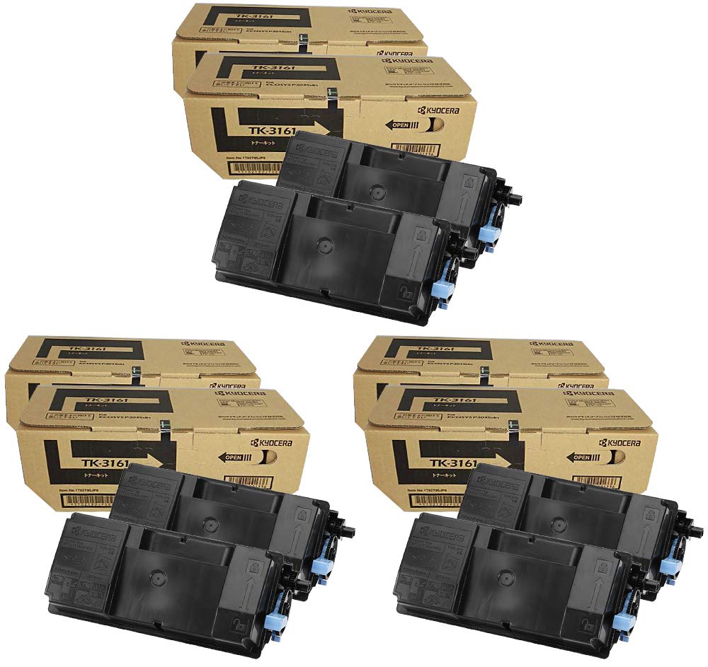 Amazon.co.jp: Kyocera(京セラ) TK-3161 トナー 純正品 2本×3セット