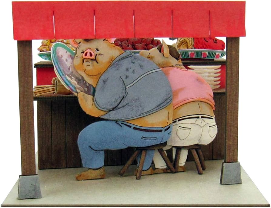 Amazon | さんけい スタジオジブリmini 千と千尋の神隠し 両親、豚に