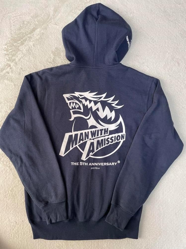MAN WITH A MISSION 5周年記念パーカー MAN WITH A MISSION 5周年ロゴ