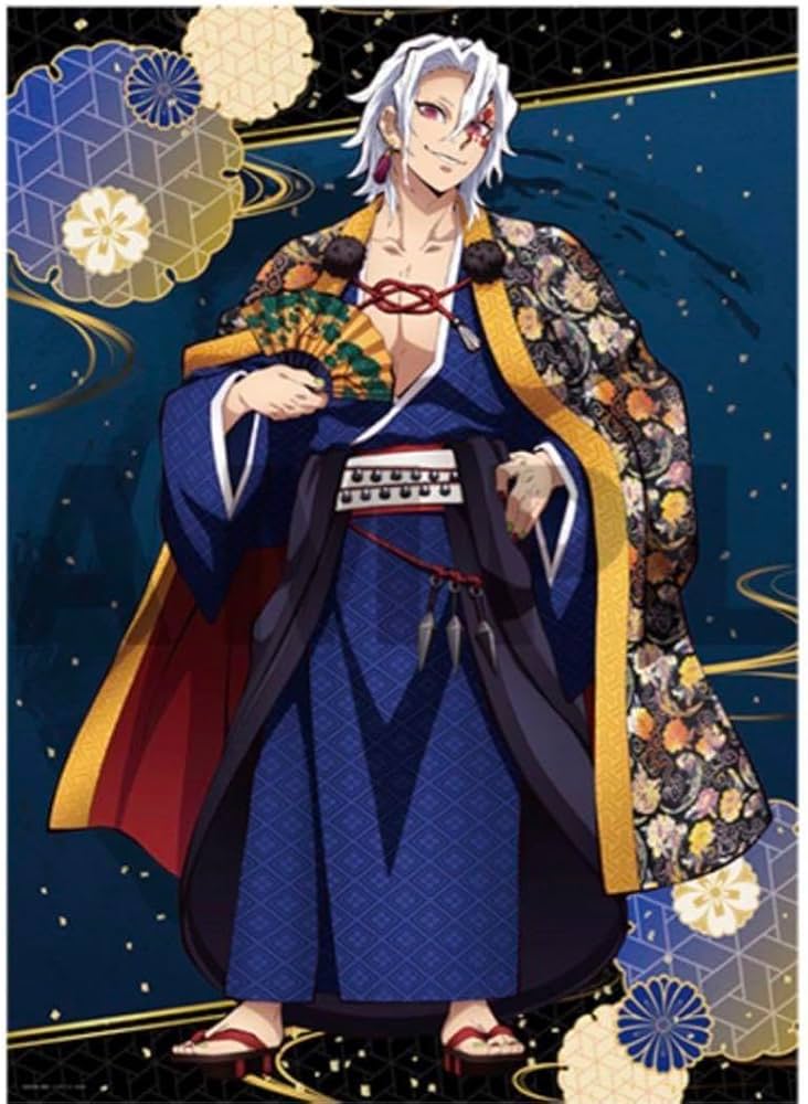 鬼滅の刃 C104 寝そべり宇髄天元 等身大 布ポスター 鬼滅の