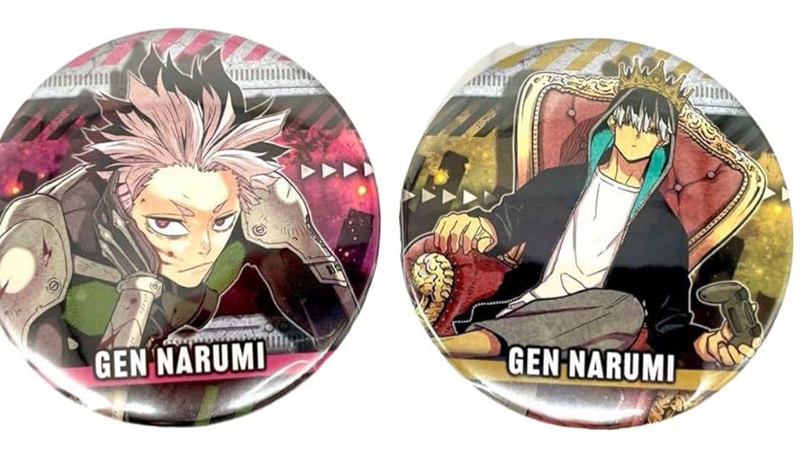 怪獣8号 SIDE B 2巻 韓国 特典缶バッジ 鳴海弦 鳴海 缶バッジ付き