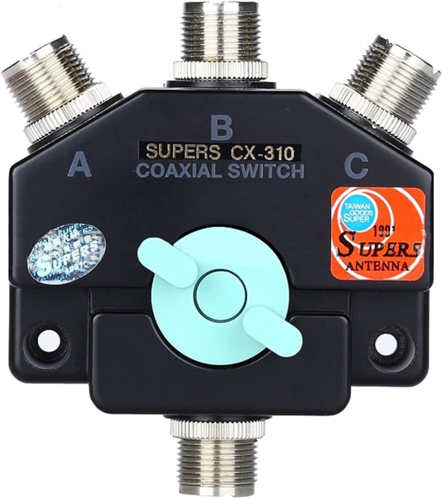Amazon | アンテナ 切り替え器 CX-310 同軸切換器 1回路3接点 車載用