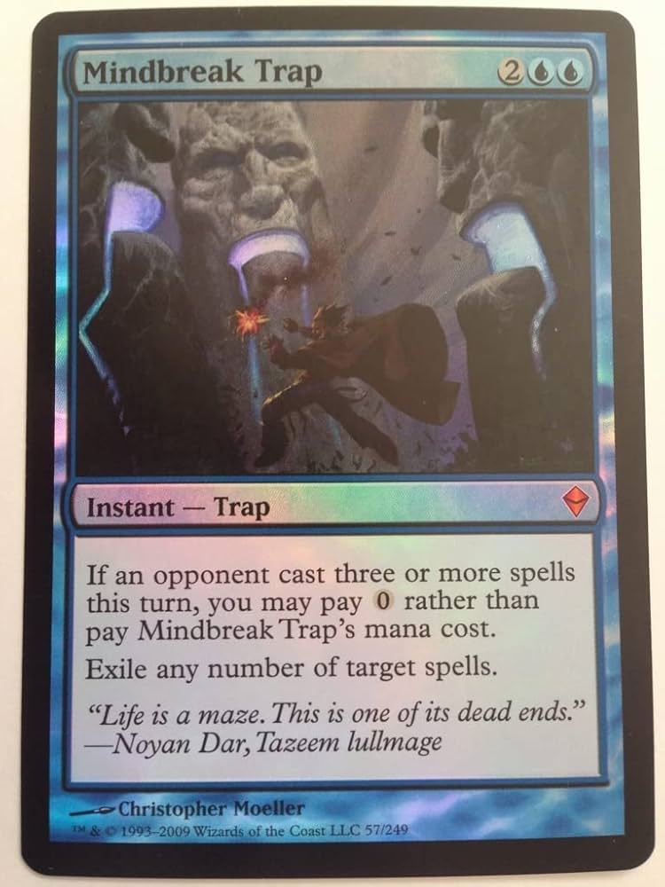 MTG 精神壊しの罠/Mindbreak Trap Foil 英語 ゼンディカー 精神壊しの