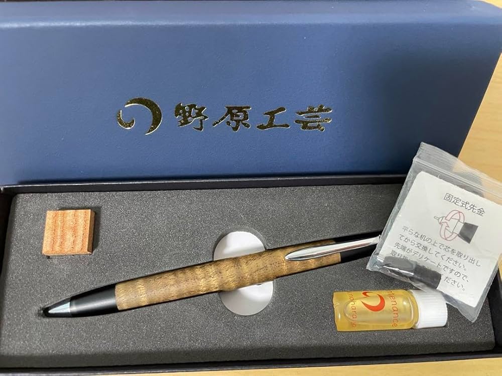 野原工芸／限定樹種／変わり杢】サペリ杢 シャープペンシル（新型