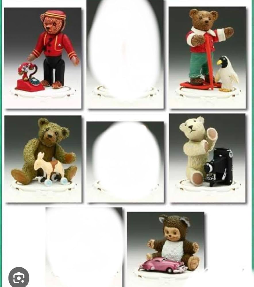 アンティークテディベア 白