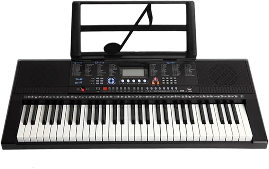 Amazon | 電子キーボード 61 キー電子キーボードピアノキー電子