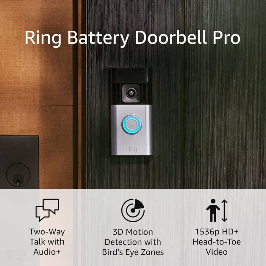 Amazon.com: Like-New Ring Battery Doorbell Pro (newest model), Two