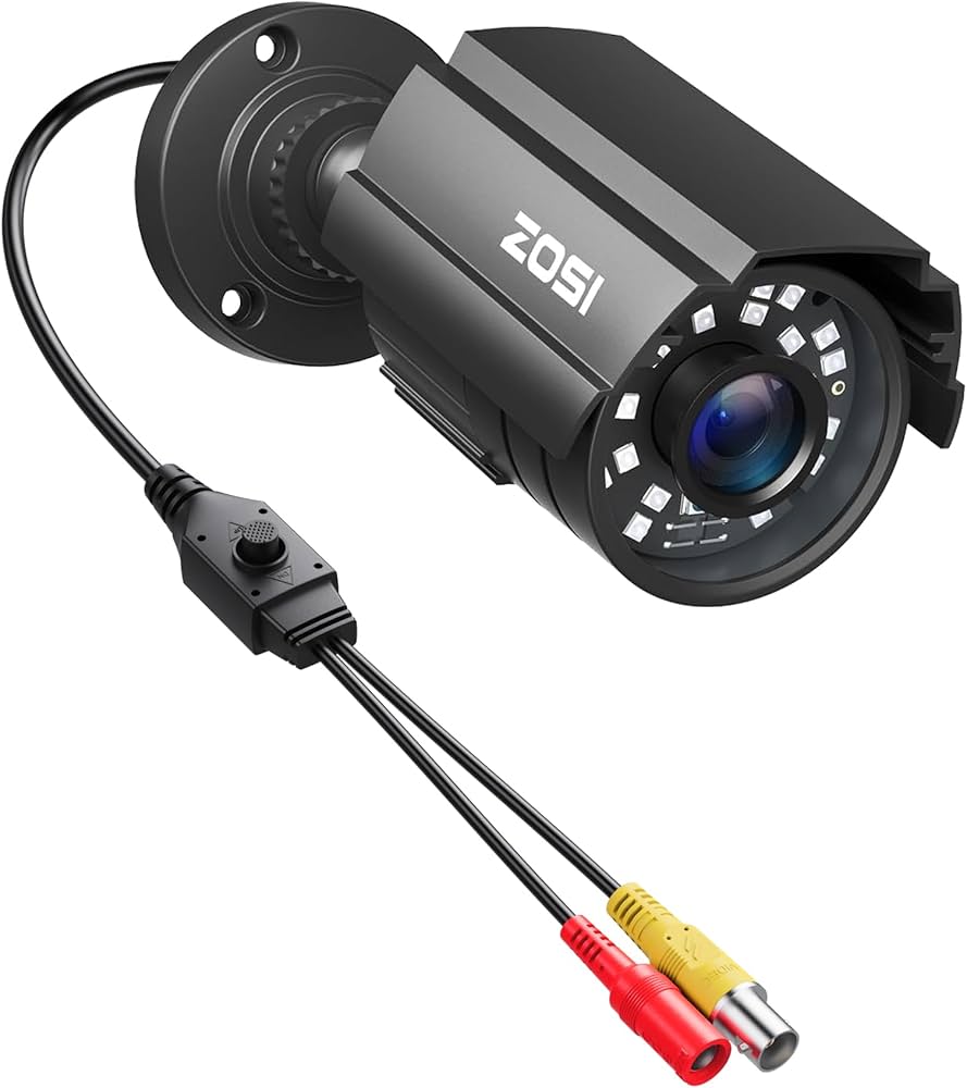 防犯カメラ 230万画素 24個赤外線 3.6MM広いレンズ IP67防水