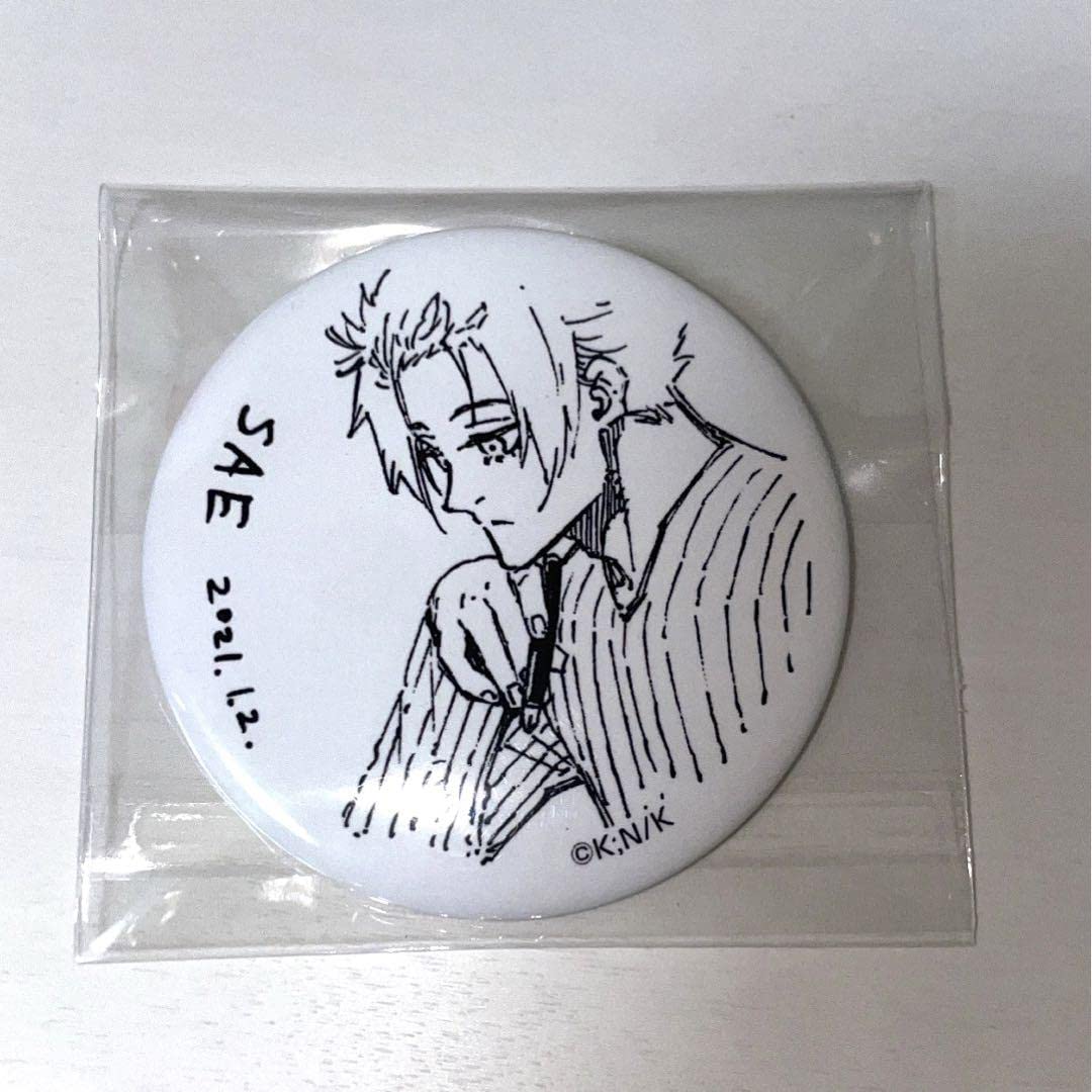 ブルーロック 糸師冴 バースデー缶バッジ アクスタ プリカフェ ブルー