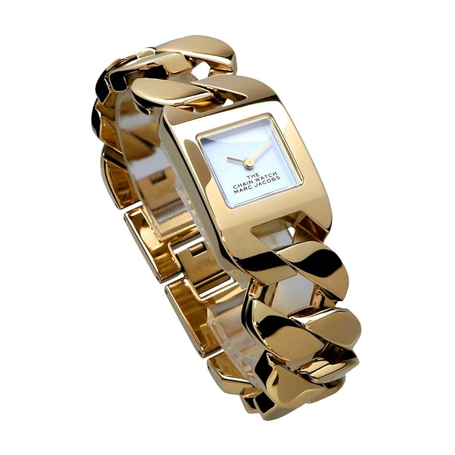 THE MARC JACOBS チェーンウォッチ ゴールドブルー【電池切れ】 THE