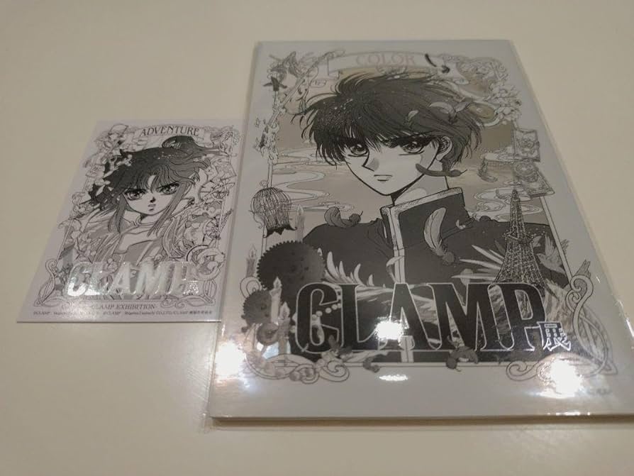 CLAMP展 CLAMP 開幕記念限定チケット 5連カード セット Amazon.co.jp