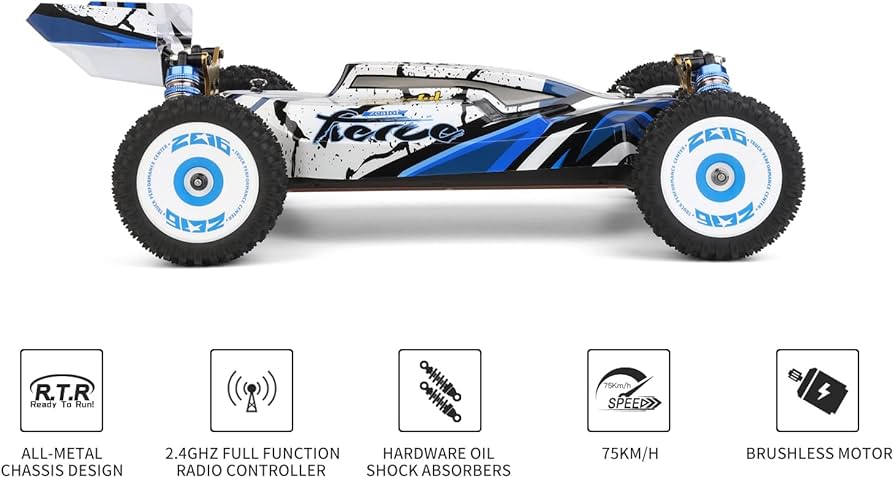 Amazon.co.jp: WLtoys 144010 124016 /124017 V2 High Speed RC Car