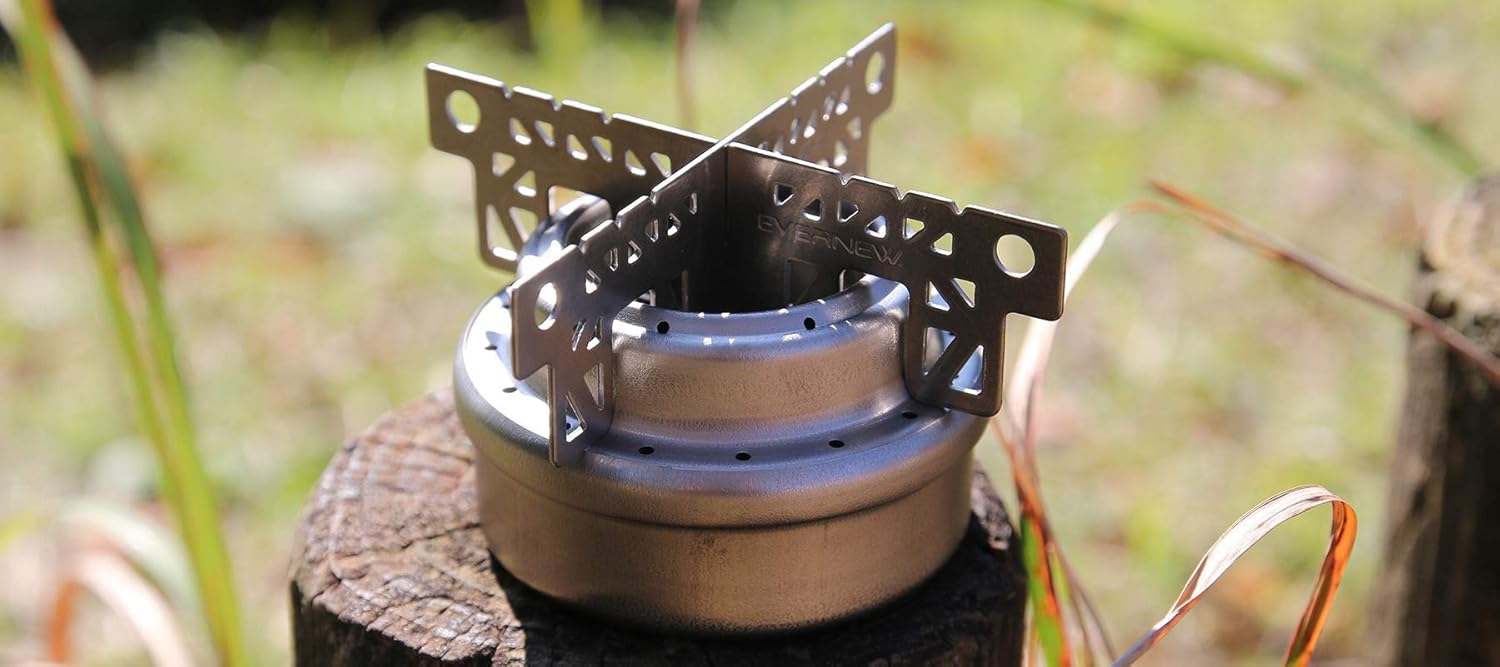 Stoves Banned Evernew Titanium Alcohol Stove Cross Stand Review