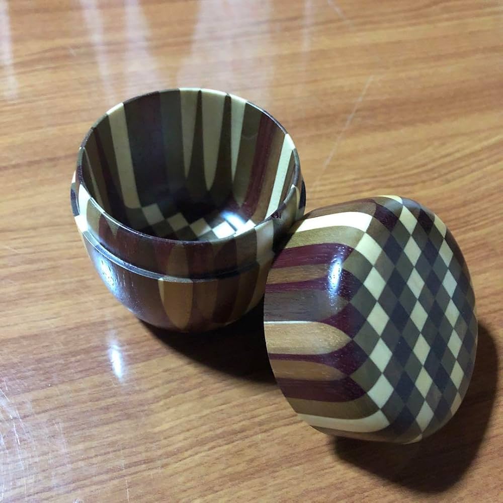 Amazon｜寄木細工 箱根細工 棗 なつめ 茶入れ 茶道具 茶道 無垢 小物