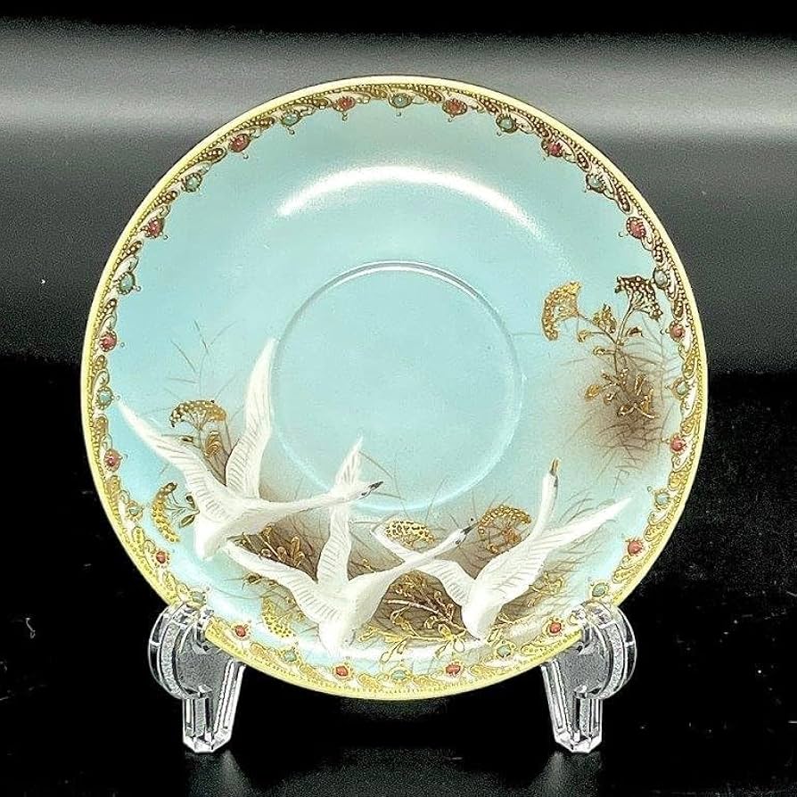 1791 オールドノリタケ 花鳥文 皿 金彩 【公式通販】