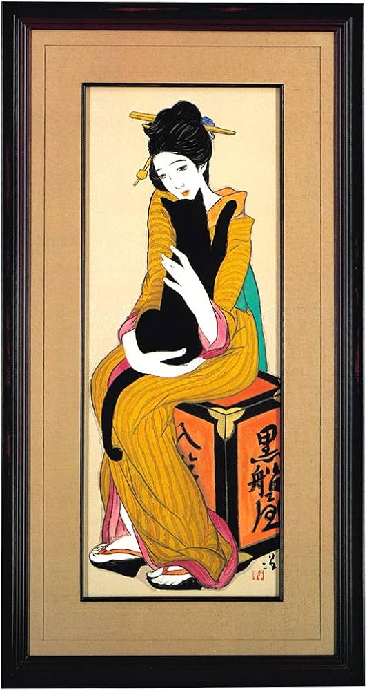 浮世絵版画東都霞ガ関乃圖三枚綴り香蝶楼国貞画（