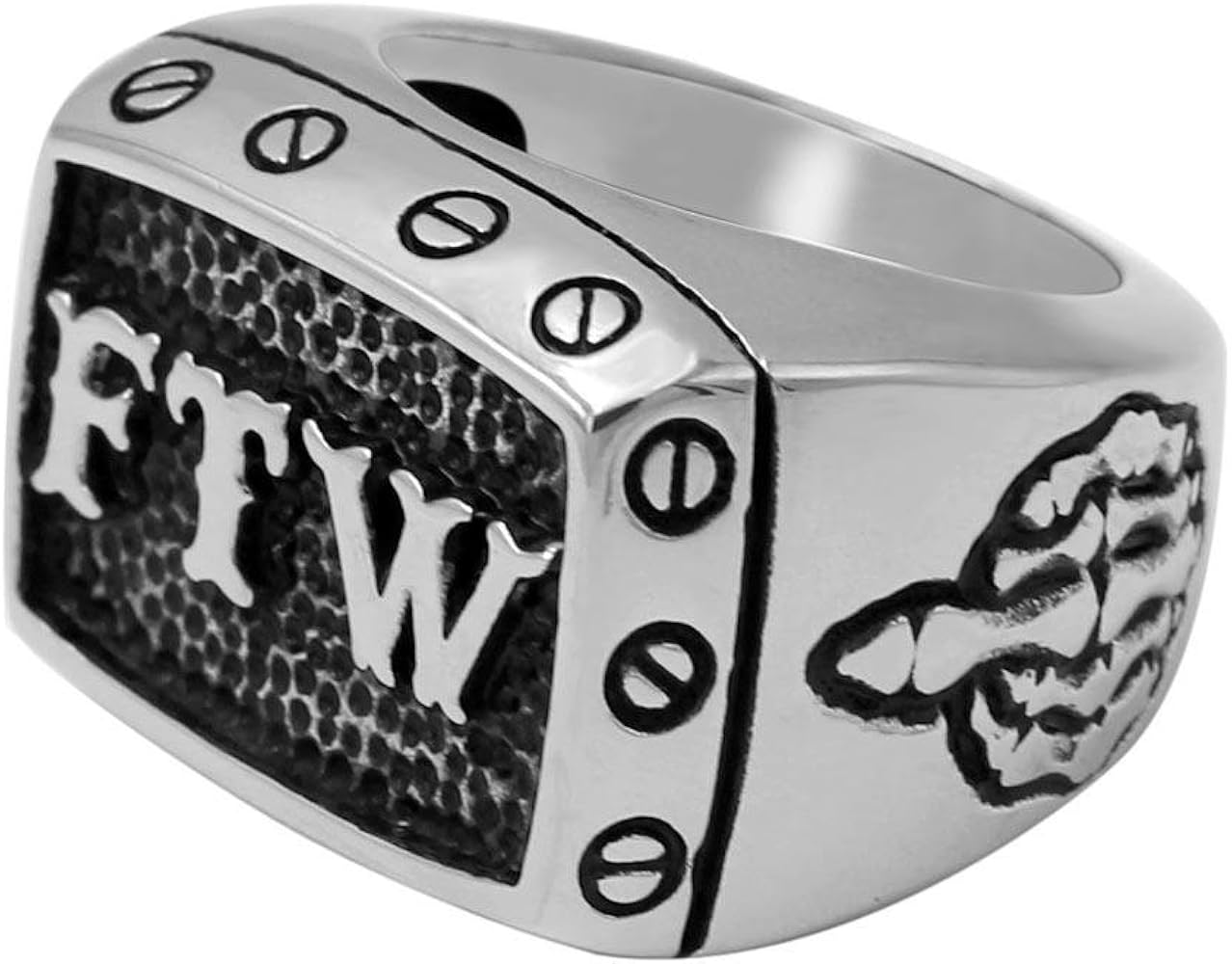 ミュージシャン MANOWAR Stainless Steel Ring ミュージシャン MANOWAR