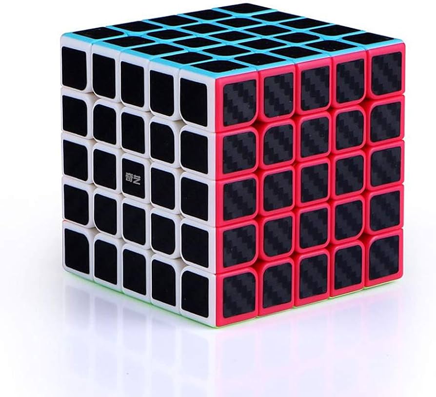 LiangCuber QY Toys Qizheng S 5x5 Speed Cube 5x5 Puzzle Cube Carbon