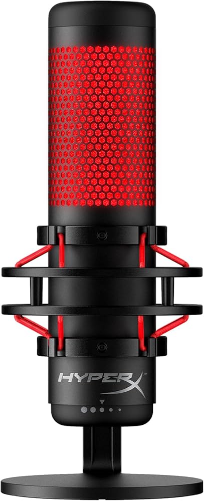 Amazon.com: HyperX QuadCast - USB Condenser Gaming Microphone, for