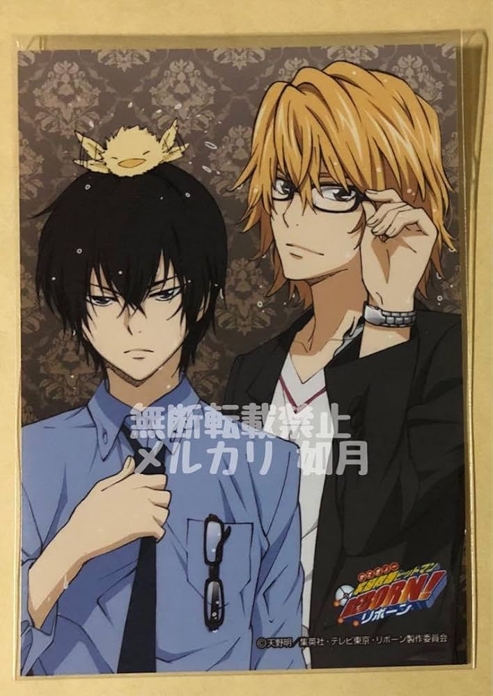 家庭教師ヒットマンREBORN リボアニ ポストカード 雲雀恭弥 ディーノ