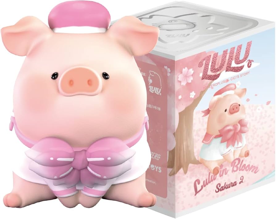 Amazon | 52TOYS 子豚lulu フィギュア in Bloom Sakura 2 アクション