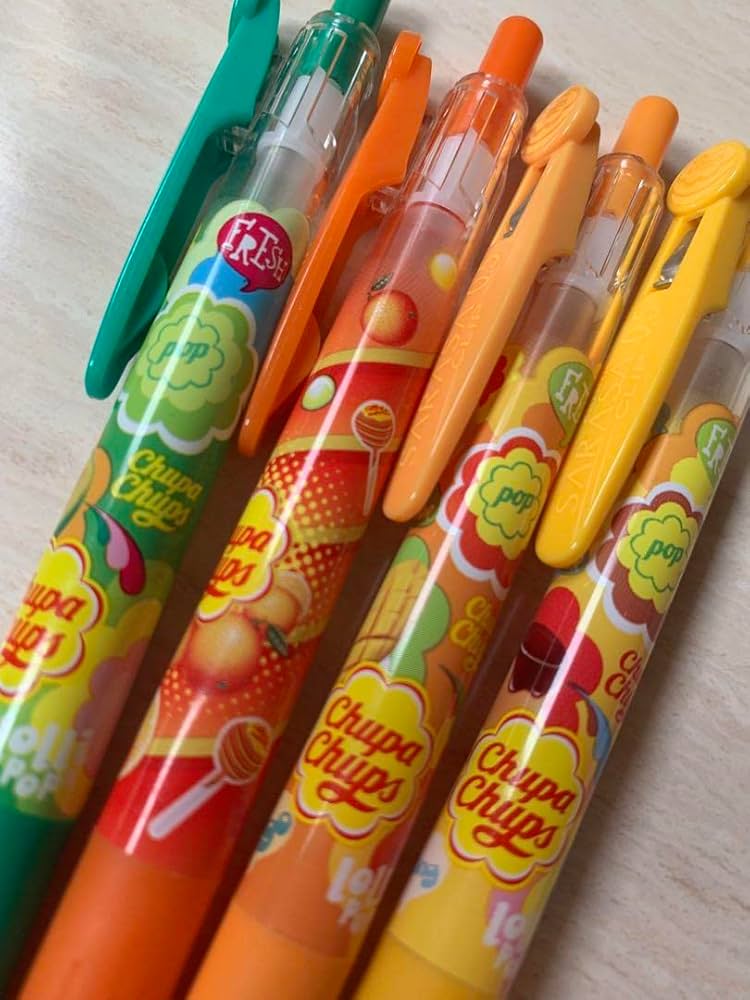 ZEEBRA SARASA 限定 香りつき チュッパチャプス ボールペン9本