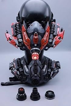 Amazon.co.jp: サイバーパンク風マスク コスプレ用ガスマスク 变形可能