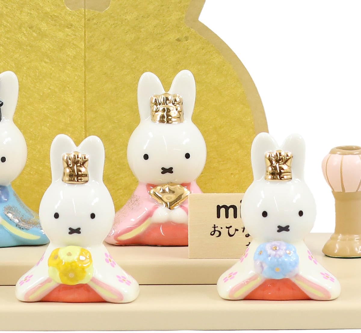 187/雛人形 つまみ細工 淡桃カラー 木箱入り 雛人形 つまみ細工 淡桃