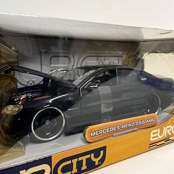 Amazon | Jada TOYS 1/24 Mercedes Benz S55 AMG W220 Black