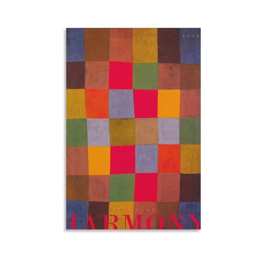 パウル・クレー「New Harmony,1936」額付き 高級アートプリント パウル