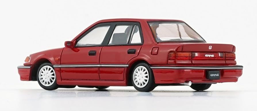 Amazon | BM CREATIONS 1/64 ホンダ シビック EF2 1991 レッド (LHD
