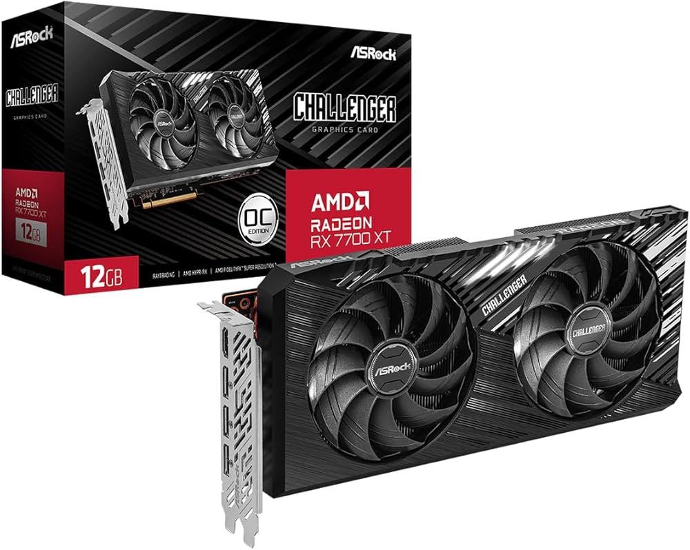 Amazon | ASRock Radeon / RX7700XT 搭載 グラフィックボード GDDR6