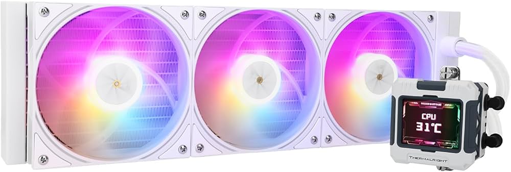 Amazon.co.jp: Thermalright FW 360 ホワイト ARGB-360mm V2 AIO CPU