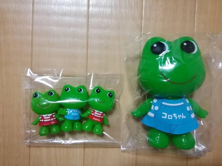 値上げします❣️コーワ ケロちゃん イエロー カエル 花火 ソフビ人形