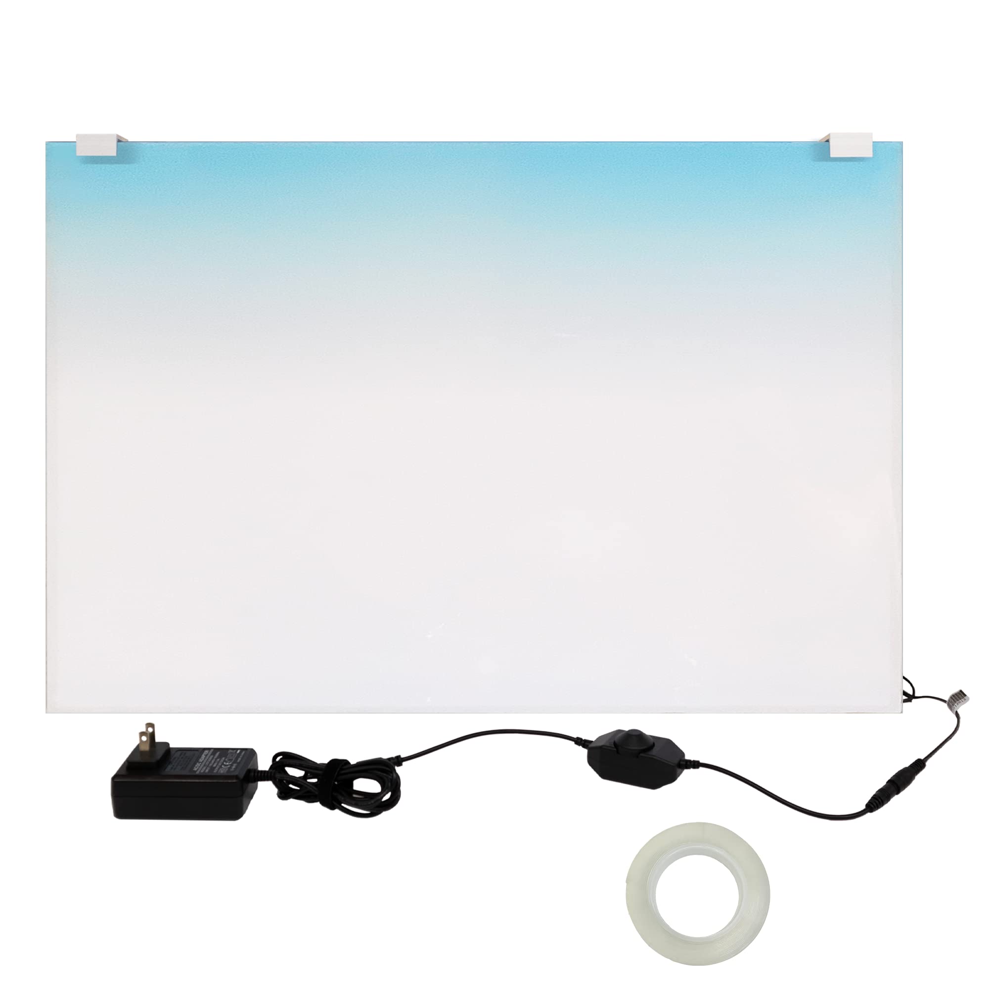 Amazon.co.jp: esAqua 水槽 バック スクリーン LEDライト PSE認証