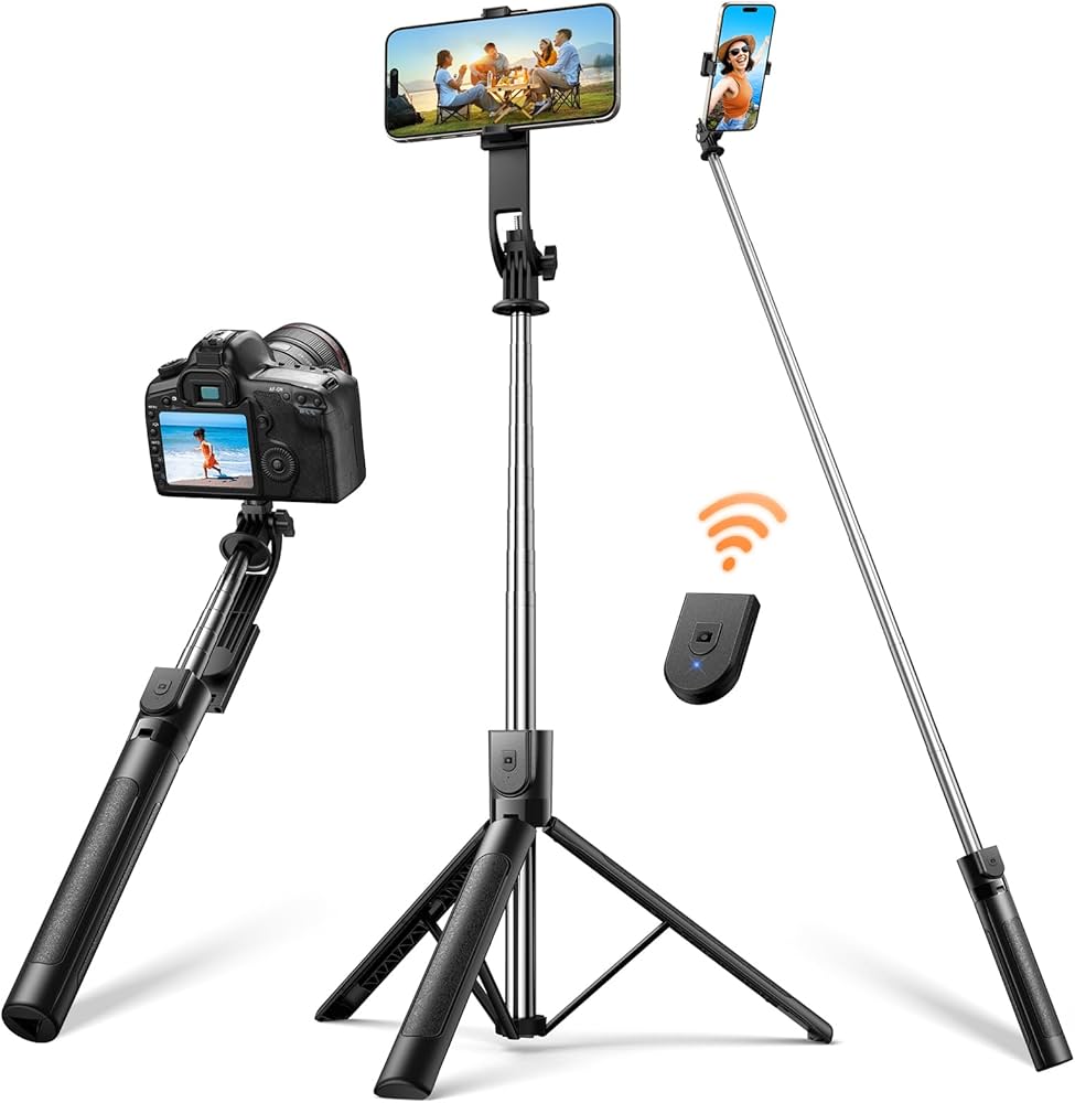 Amazon | 自撮り棒 スマホ 三脚 2in1デザイン【MACOO新開発186cm・安定