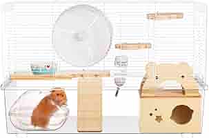 BUCATSTATE ハムスター メタル製 100cm ケージ 飼育ケージ クリア