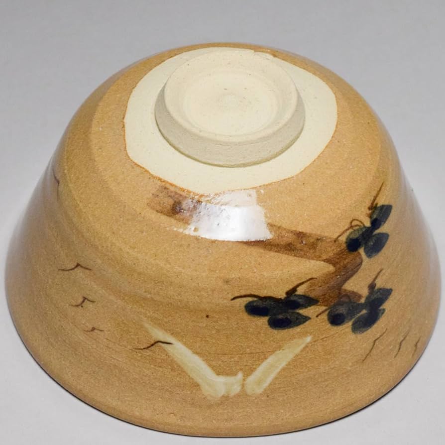 T130茶碗『鼡志野茶碗』『竹里庵加藤春二』共箱抹茶碗茶道具