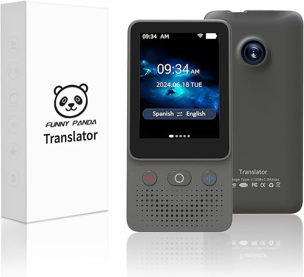 Amazon.co.jp: 翻訳機×ChatGPT搭載の最新AI翻訳機 WiFiなしでも使える