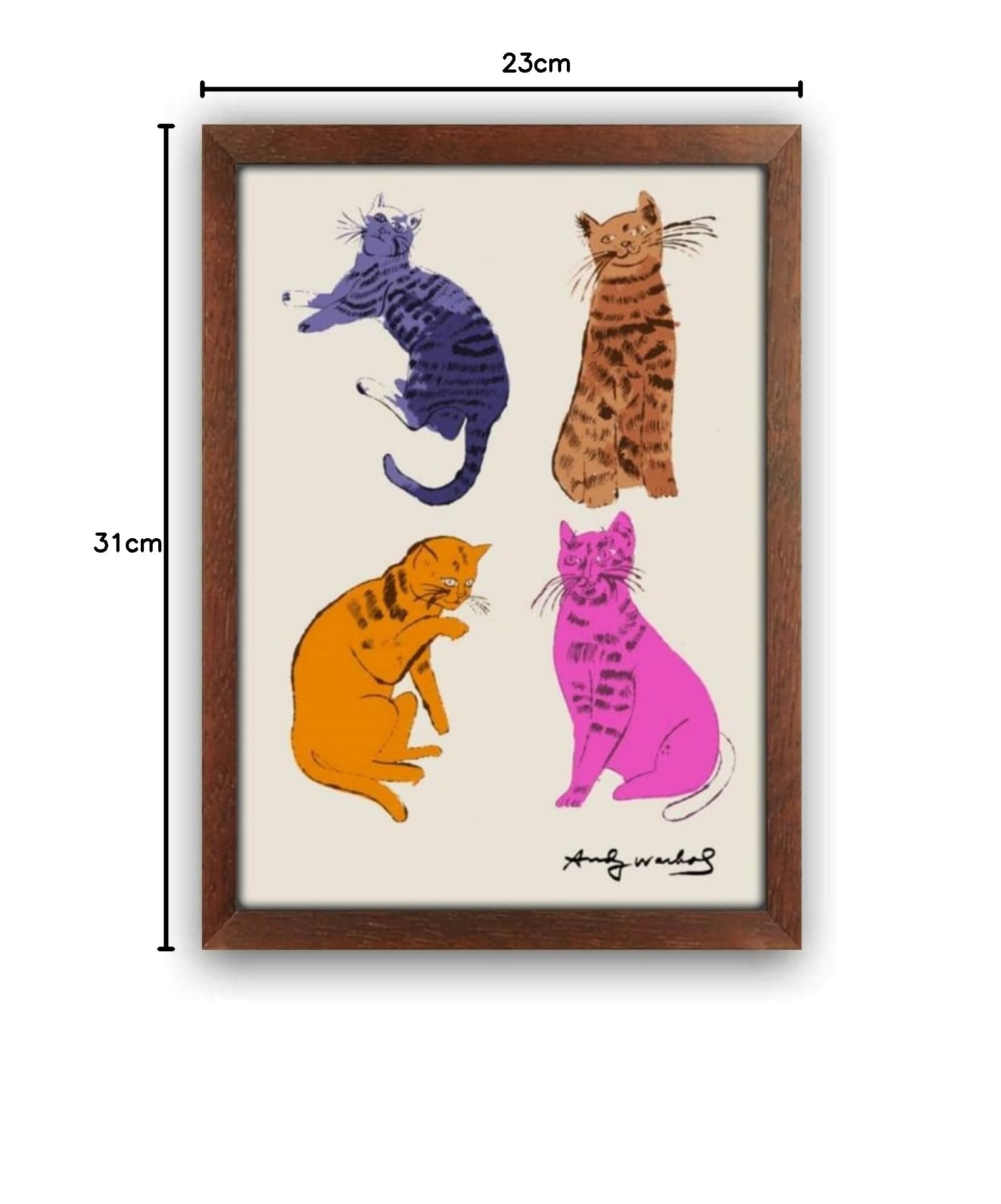 アンディ・ウォーホル cat 額付き アンディ・ウォーホル cat 額付き
