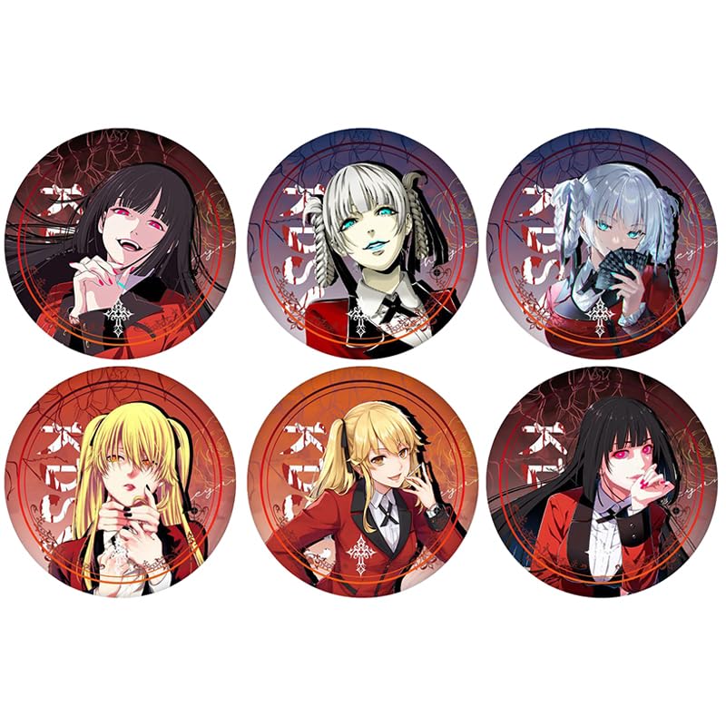 激レア 賭ケグルイ チップ風缶バッジ 夢見弖ユメミ