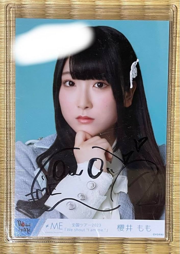 Amazon.co.jp: ≠ME ノイミー 櫻井もも ツアー 直筆サイン コメあり