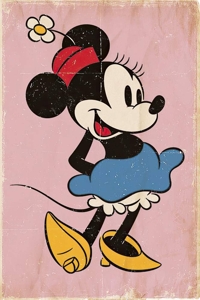 Amazon.com: POSTER STOP ONLINE Minnie Mouse - Disney Poster (Retro