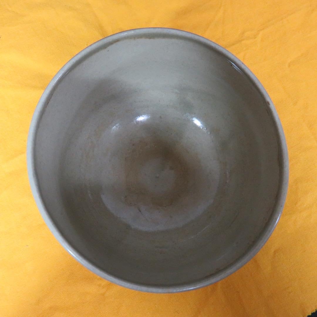 茶碗 虫明焼 一楽庵 つくし 銘 抹茶碗 茶器 茶道具 木箱 共箱