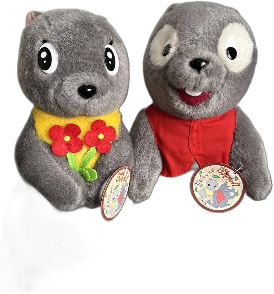 Amazon.co.jp: タグ山ねずみロッキーチャック big ぬいぐるみ ロッキー