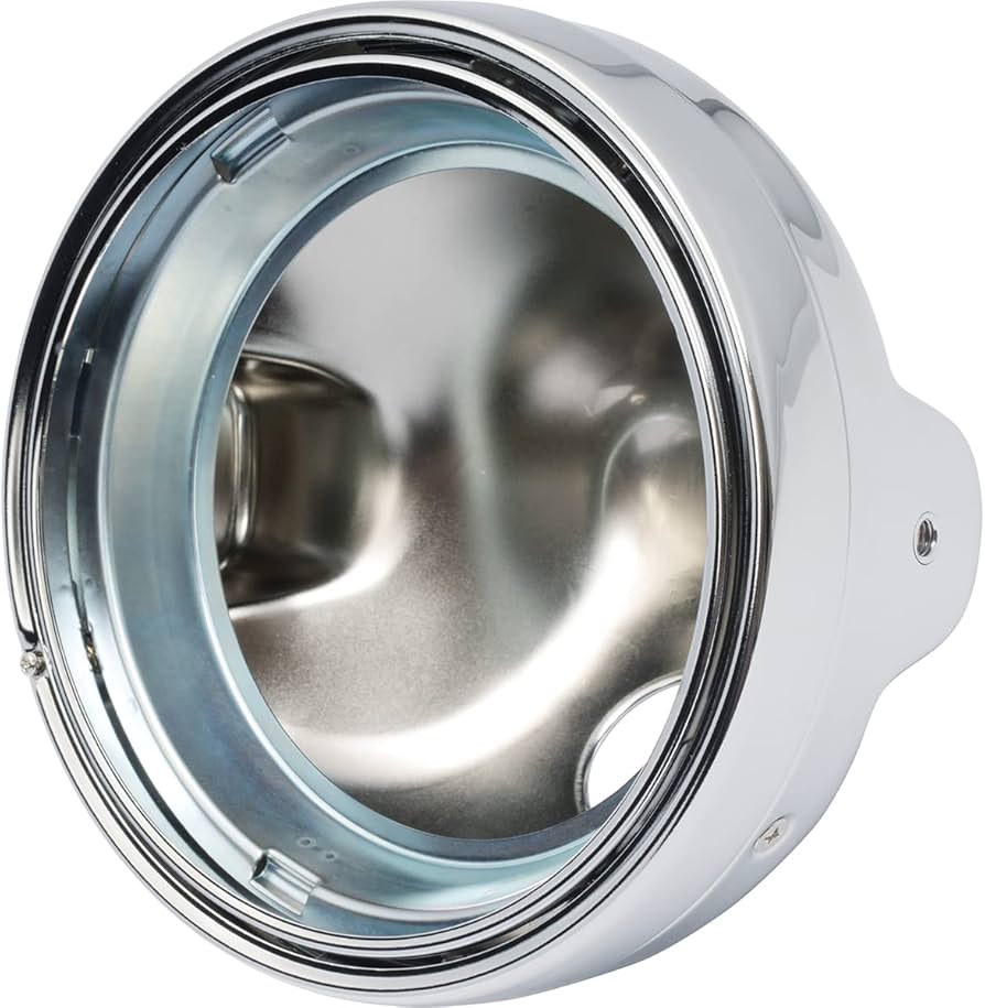 Amazon | BigOne ヘッドライトケース スチール製 メッキ W400 W650