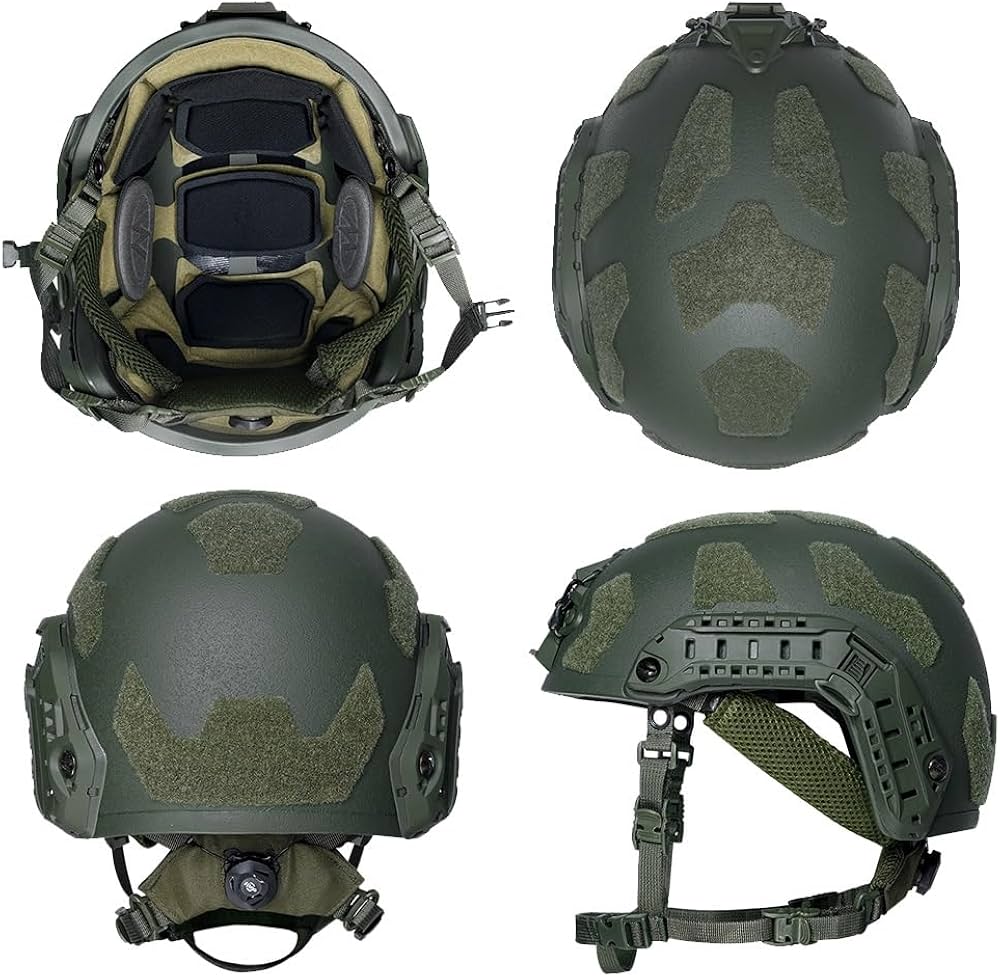 NIJ IIIA レベル3A 自衛隊迷彩 Fast型 防弾ヘルメット カバー NIJ IIIA